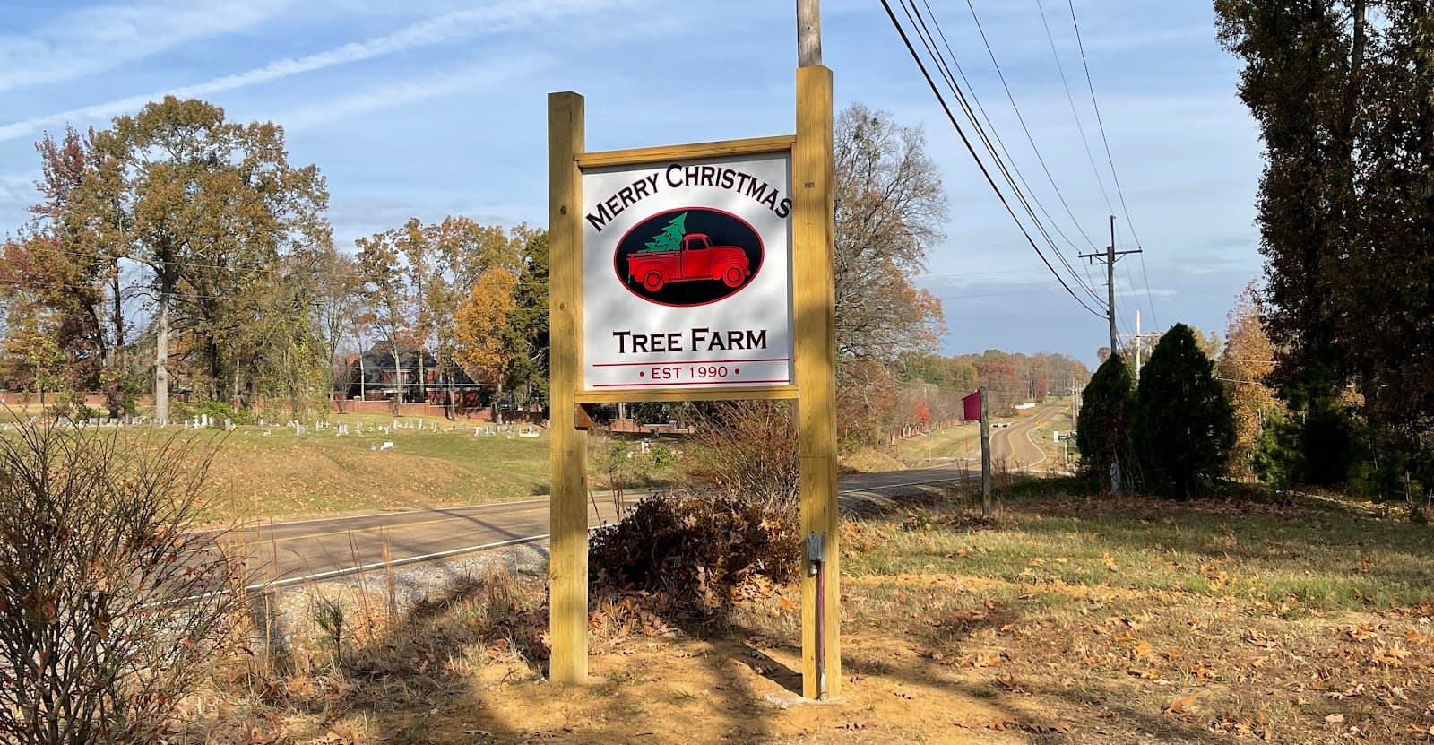 Merry Christmas Tree Farm in Nesbit