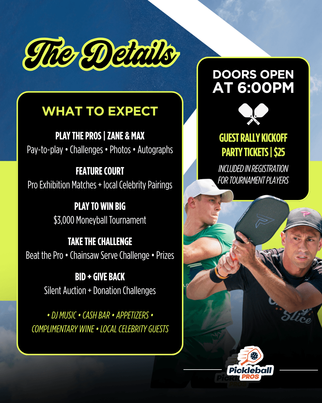 Bangers Pickleball Tournament Ronald McDonald House Sept 11-13